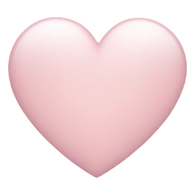 Light pink heart sticker