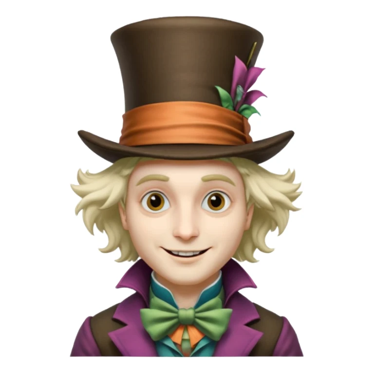 Mad Hatter from Alice in Wonderland movie sticker