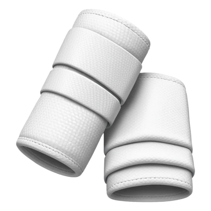 boxing hand wraps object icon, rolled athletic bandage for hands, white fabric texture, sporty combat gear, clean detailed look, 3D cartoon, mobile game icon style, centered, clean background, no text, no watermark
 sticker