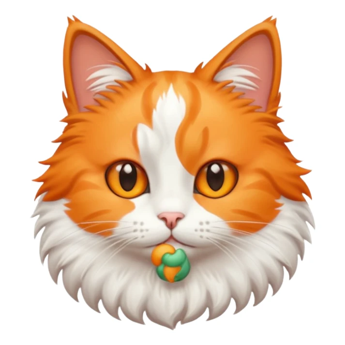 A cute cat saying hello in a cute and funny way sticker