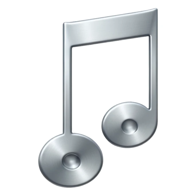 mac os music note metal mute sound 🔇 sticker
