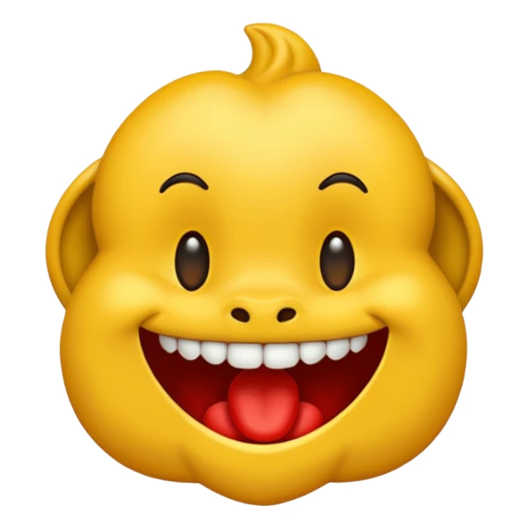 faça um emoji de uma onça com um pequeno laço vermelho sticker