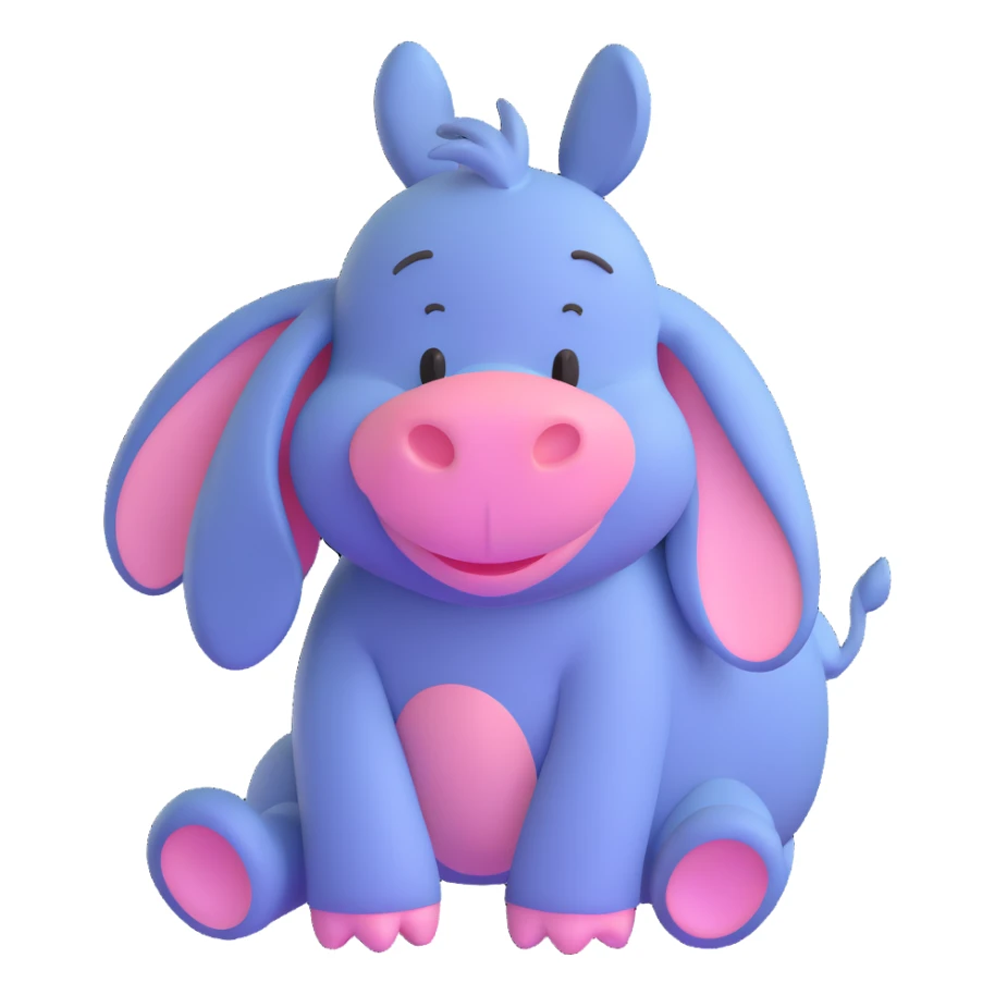 Eeyore from Winnie the Pooh sticker