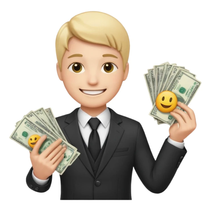 Corporate banking sales emoji sticker
