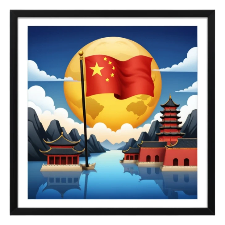 China’s rise as a global superpower sticker