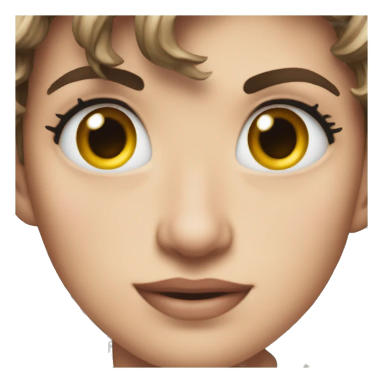 The 🤩 emoji but with ❄️ for eyes sticker