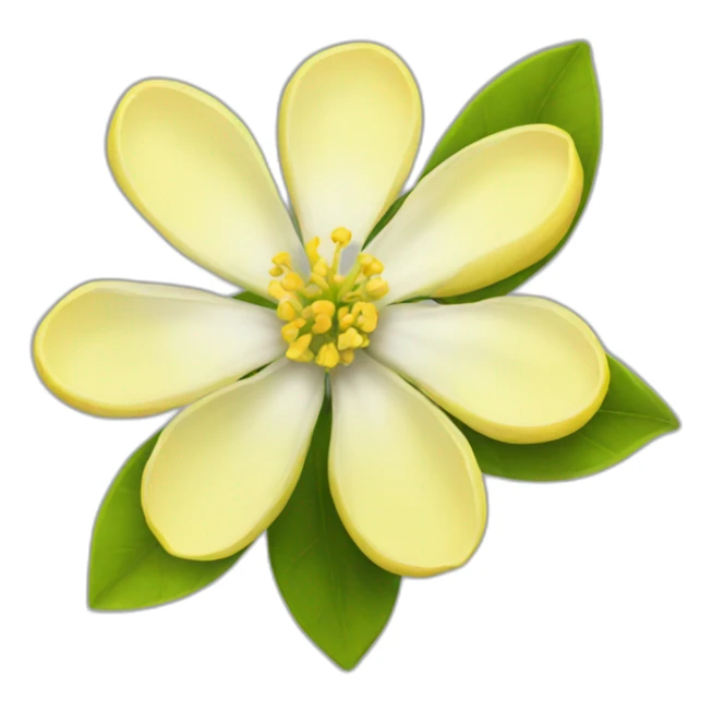lemon flower sticker