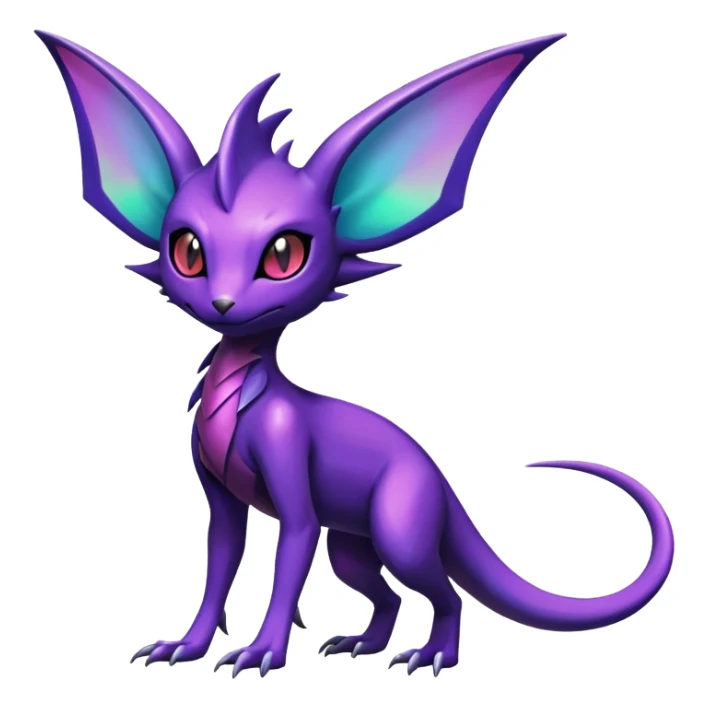 Shiny Salandit-Noivern-Espeon-Hybrid (Full body) sticker