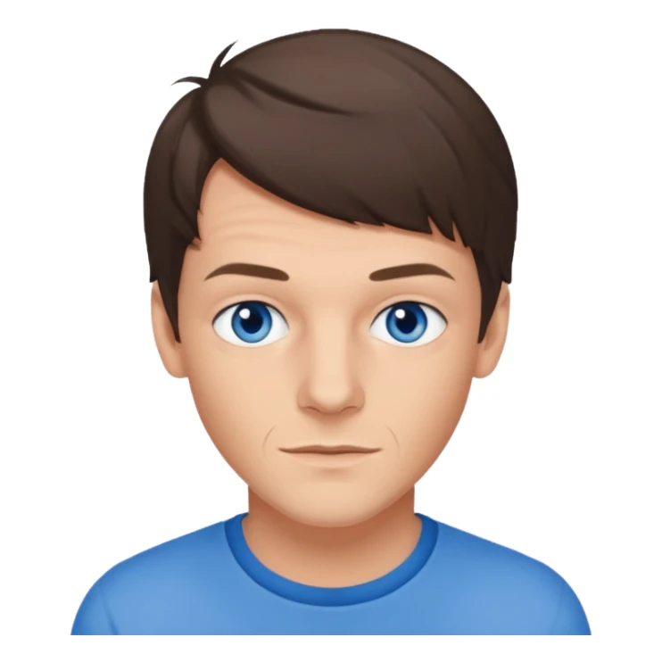 Louis Tomlinson with blue eyes sticker