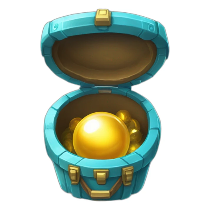 Pokemon Game LootCase Color Cyan Rich Treasure Legendary Epic Pokeballs and Pokemons Inside this have Shiny Glow sticker