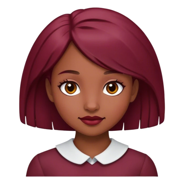 Cute girl with burgu sticker