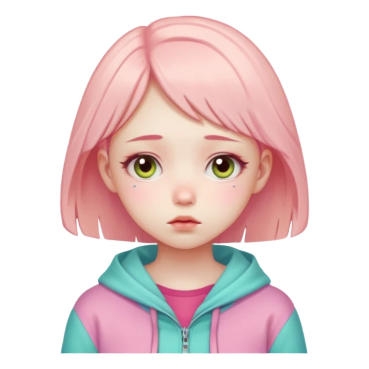 yumekawaii girl on opioids sticker