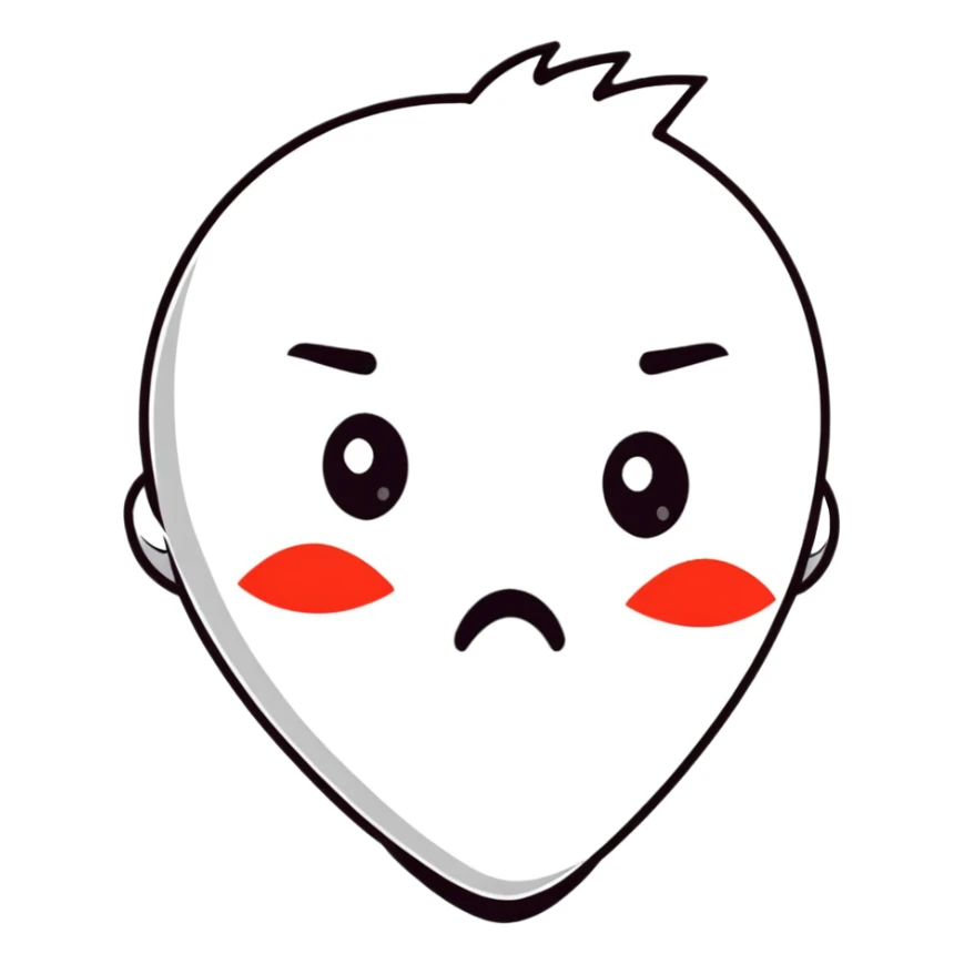 Kiss mad and cute  sticker