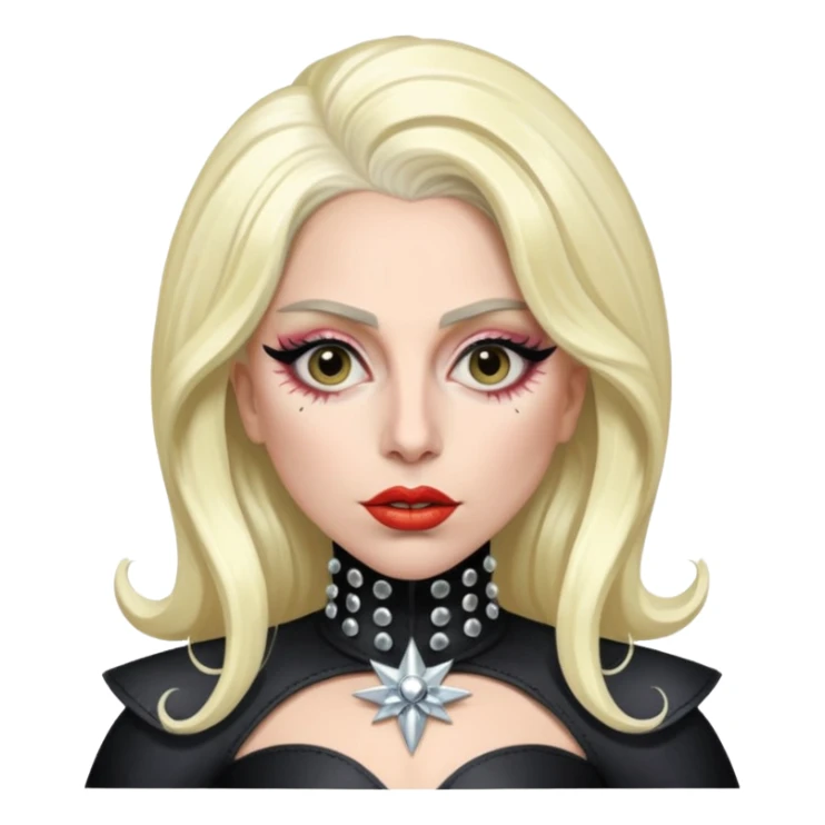 Lady Gaga during the Born This Way era sticker