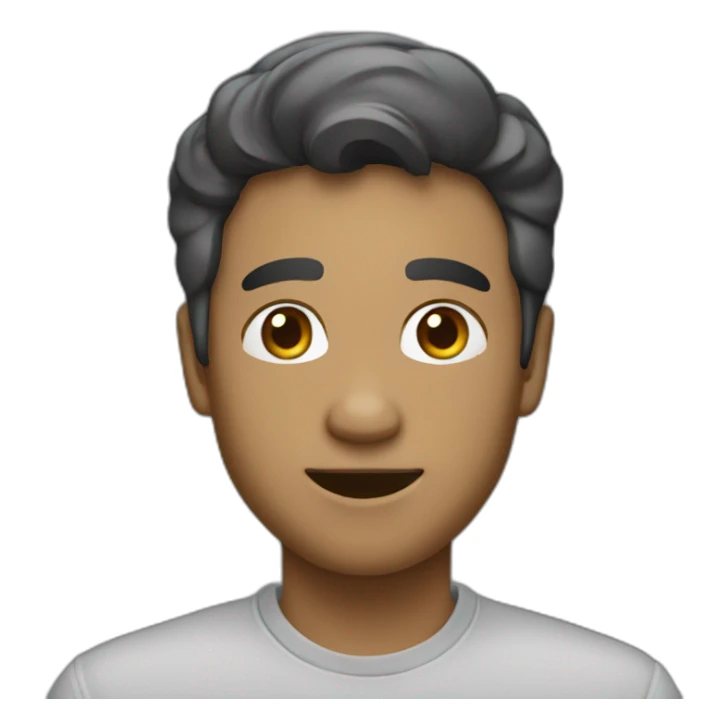 generate a motion about a person is very happy sticker