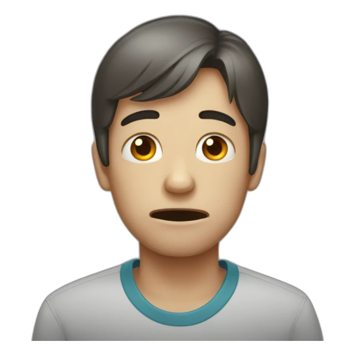 qwerty crying that his family abandoned him sticker