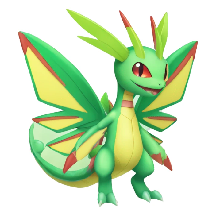 Shiny Colorful Vikavolt-Flygon-Pokémon-Fakémon Full Body sticker