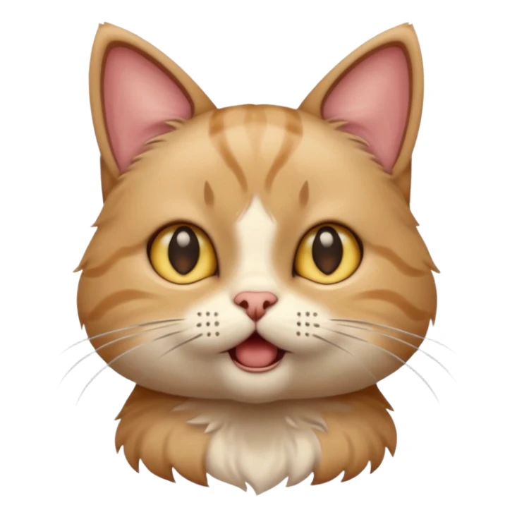 A very cute cat that got shocked from electricity sticker