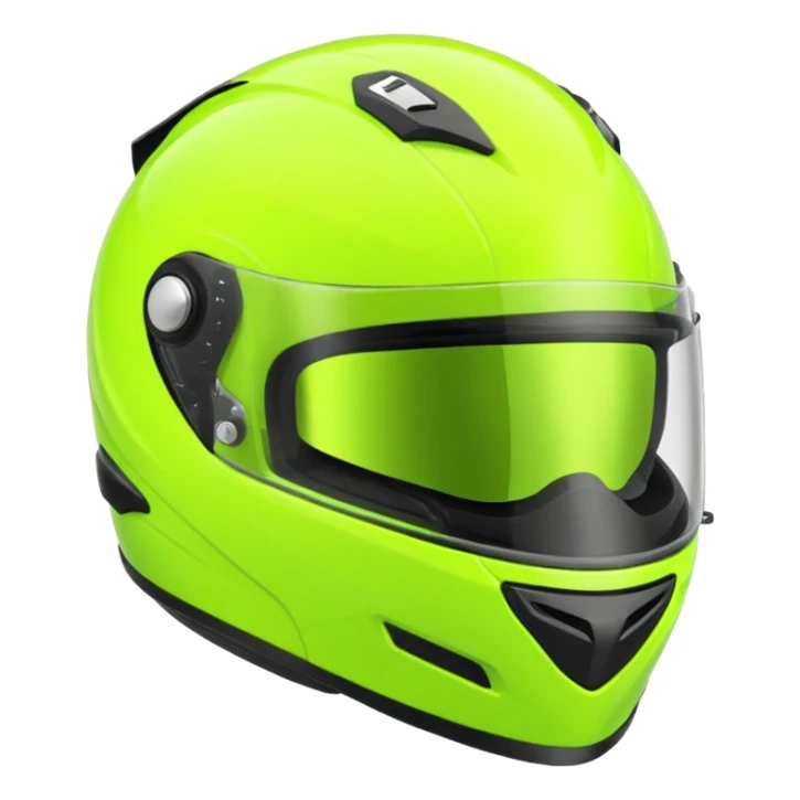 ate a Florecent green heart emoji as the same patterns as Lando Norris's helmet sticker