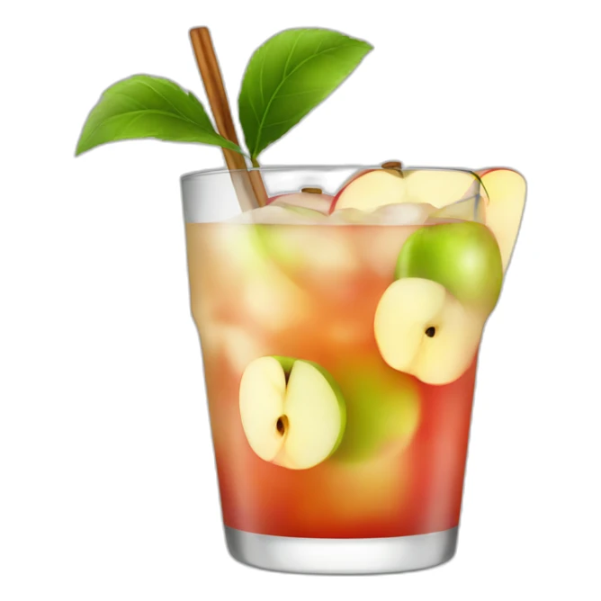 apple cocktail sticker