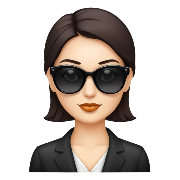 Professional woman with dark sunglasses sticker
