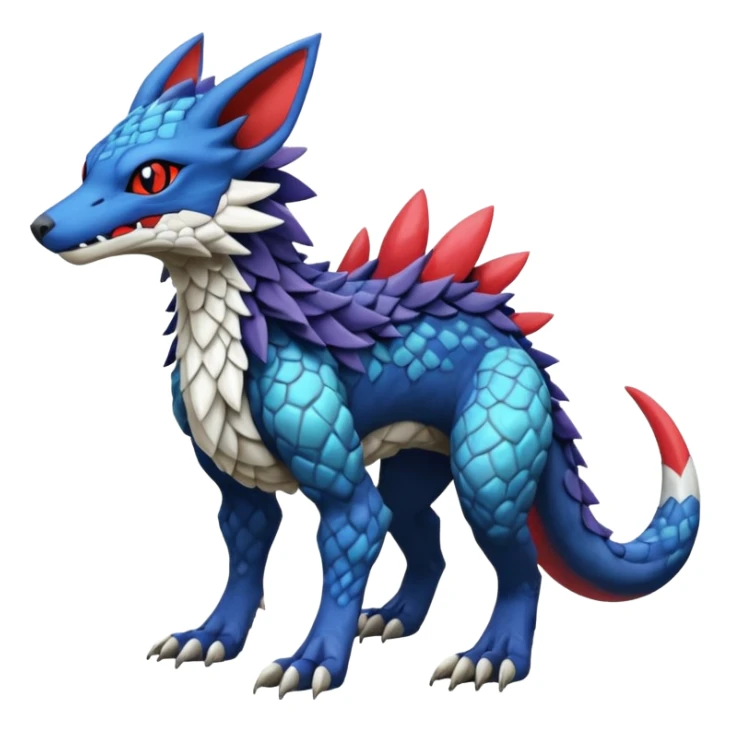  exotic Fakémon-Pokémon-Trico-Protogen-Primagen-Sergal-Nargacuga-Vernid-creature sticker