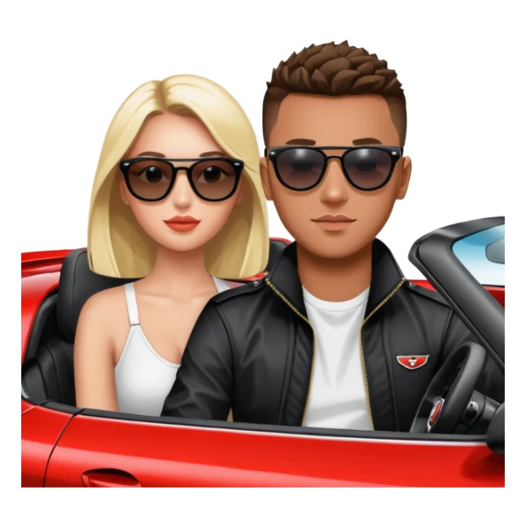 josh king jetset madrid the millionaire internet celebrity panel rank founder and instagram model girlfriend Tefi in Nissan GTR  sticker