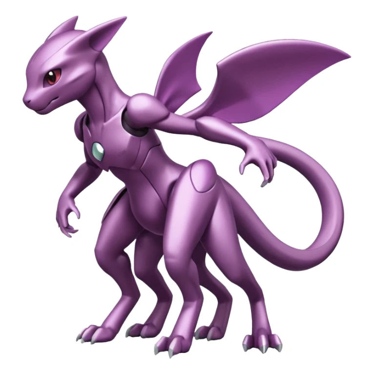 Miraidon-Genesect-Mewtwo-Fakémon-hybrid-creature (full body)  sticker