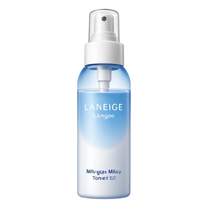 laneige milky toner in spray bottle with white cap sticker