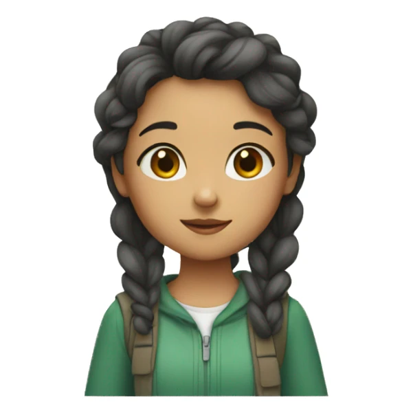 girl is drawing  sticker