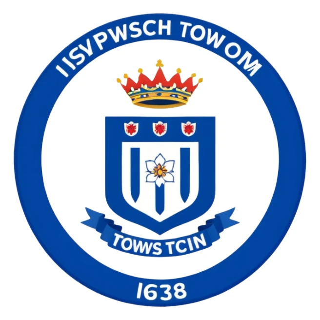 Ipswich town football club badge sticker