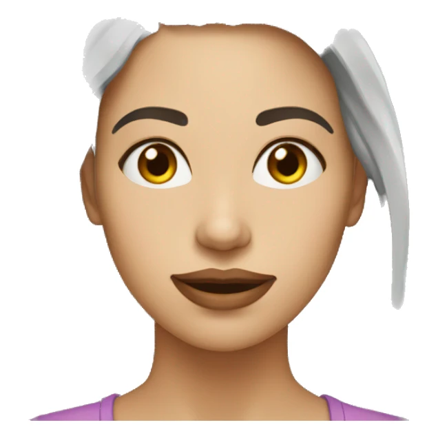 Mulher passando hidratante no rosto sticker