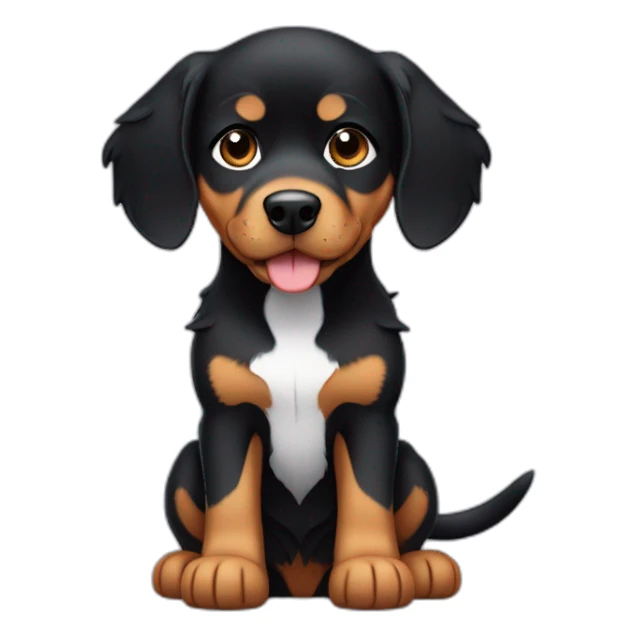 Slavic Boy with curly Black Hair with Entlebucher zennenhund sticker