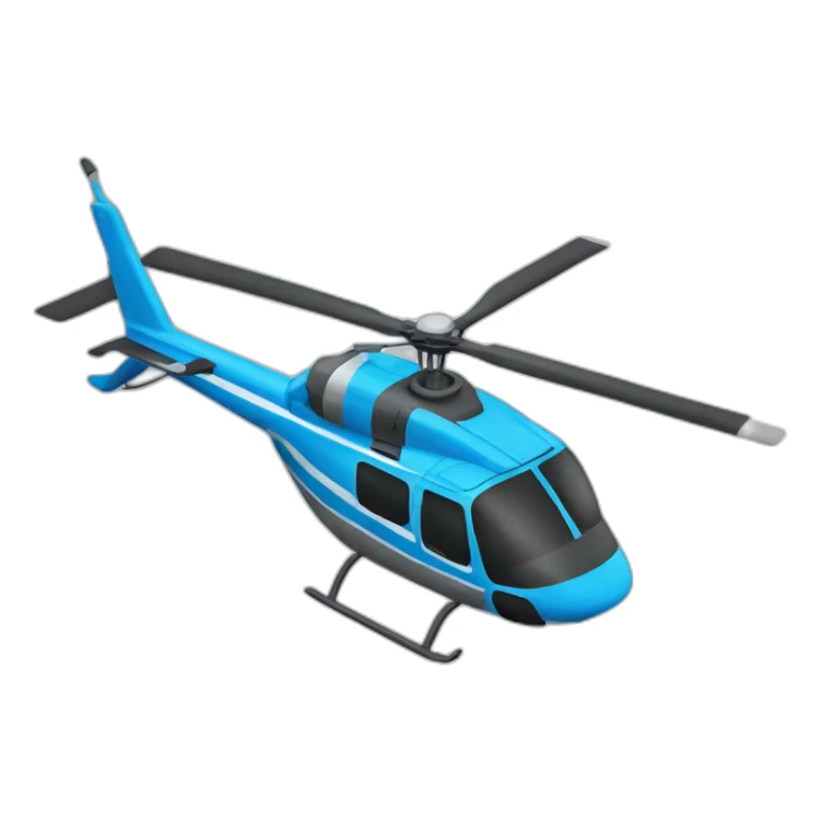 Helecopter  sticker