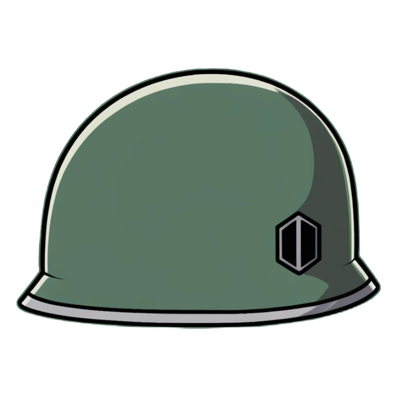 military helmet sticker