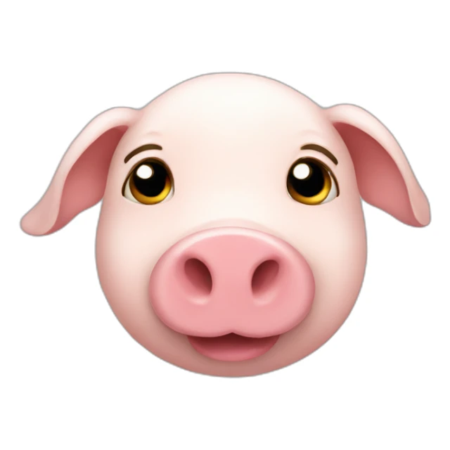 cerdito vivo con anteojos sticker