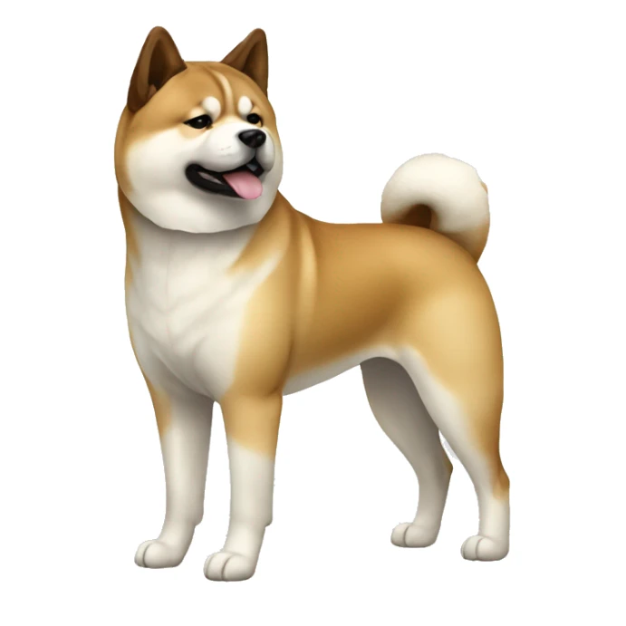 Akita Dog Breed Full Body sticker