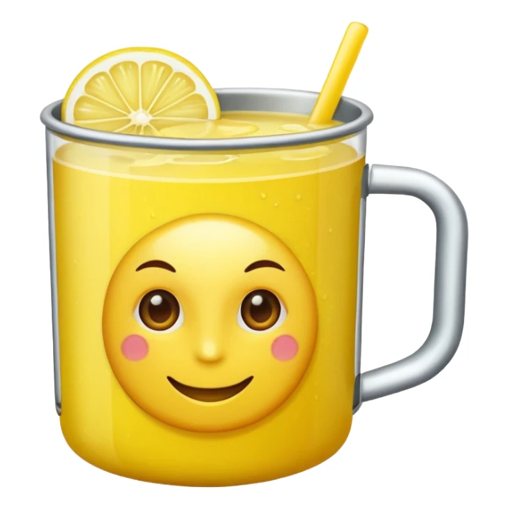 fai una lattina gialla e con un limone al centro sticker