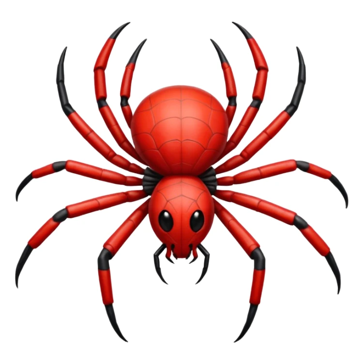 Bio-meat in the form of a spider sticker
