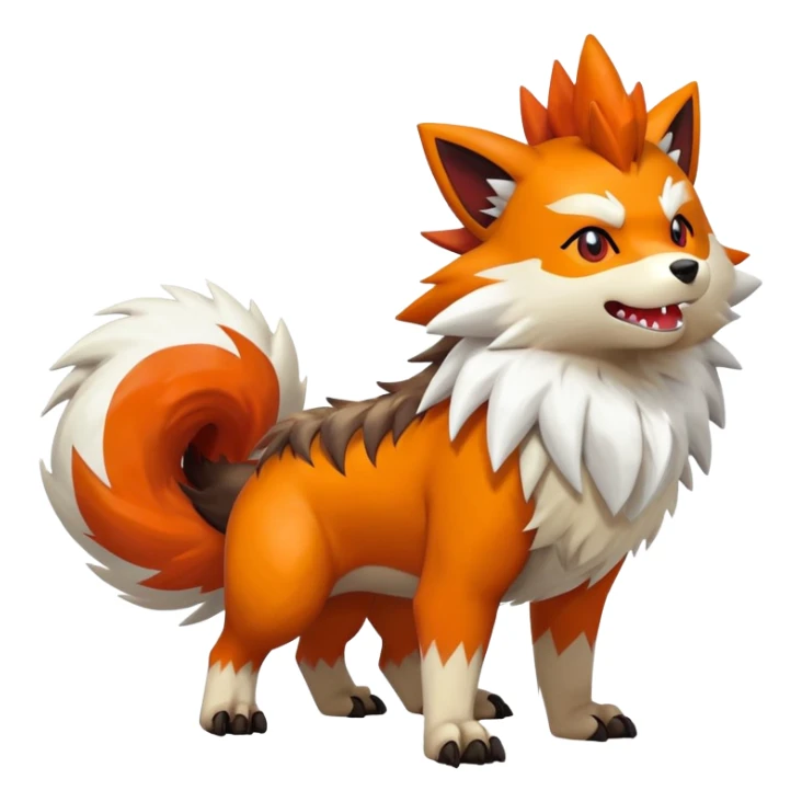 Shiny Zigzagoon-Arcanine-Zorua-Zangoose-Hybrid (Full body) sticker