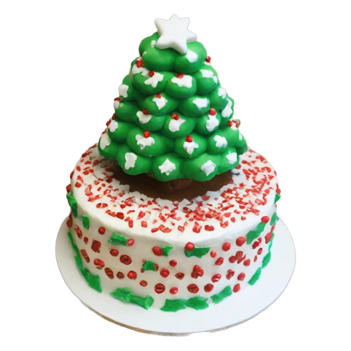Little Debbie Christmas Tree Cake sticker