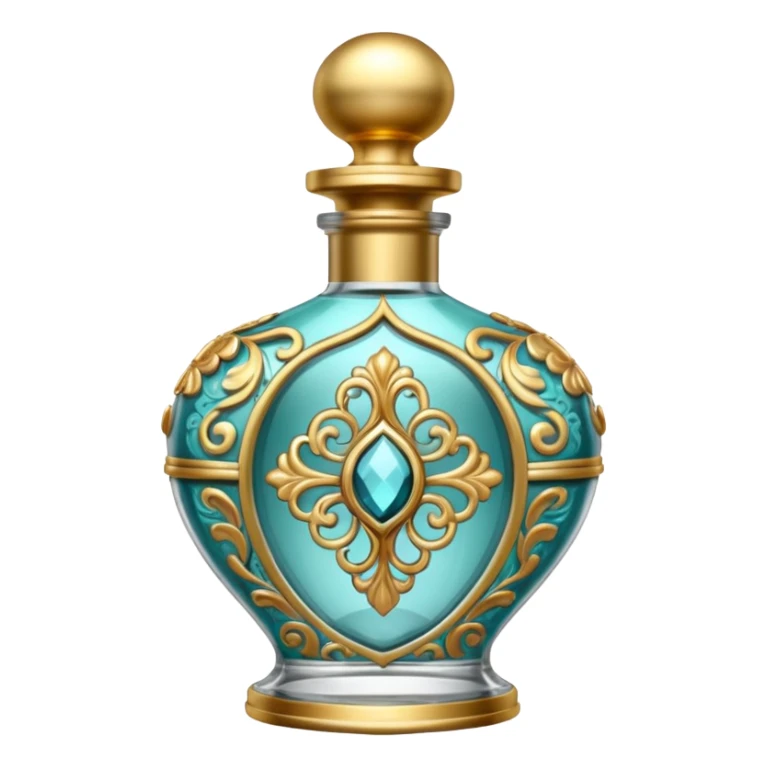 bottle of perfume exquisite large takes all the space sticker