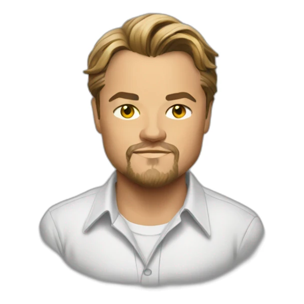 leonardo dicaprio wearing shirt sticker