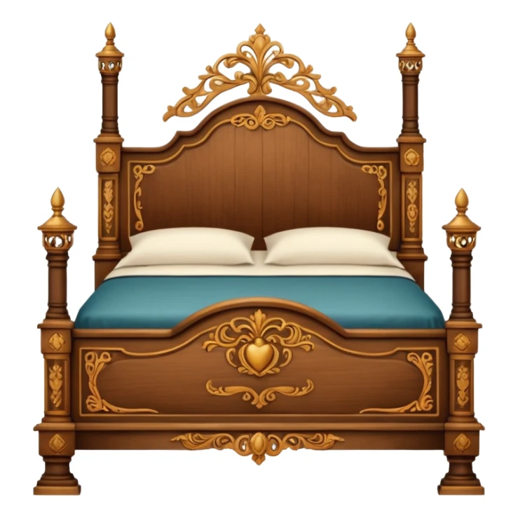 vintage antique old academia wooden aesthetic bed sticker