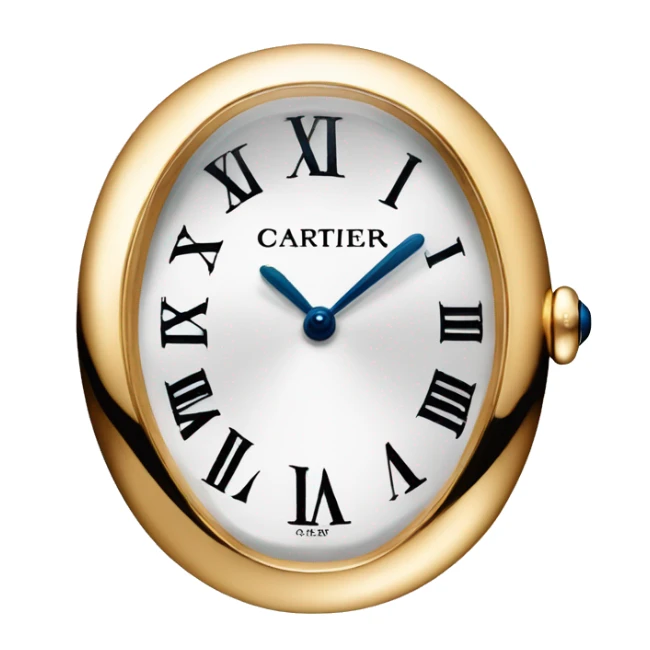 Full golden cartier baignoire watch sticker