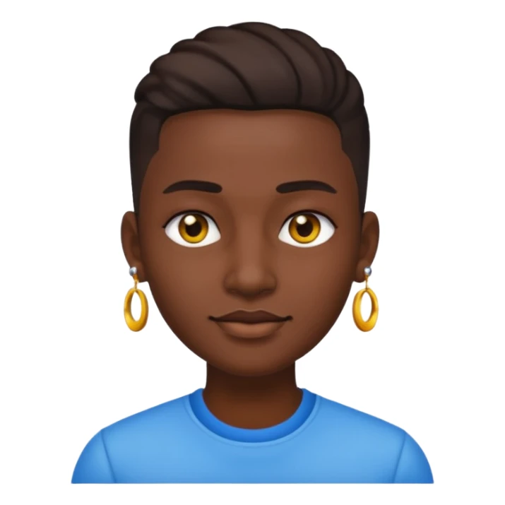 bookie fade stud emoji sticker