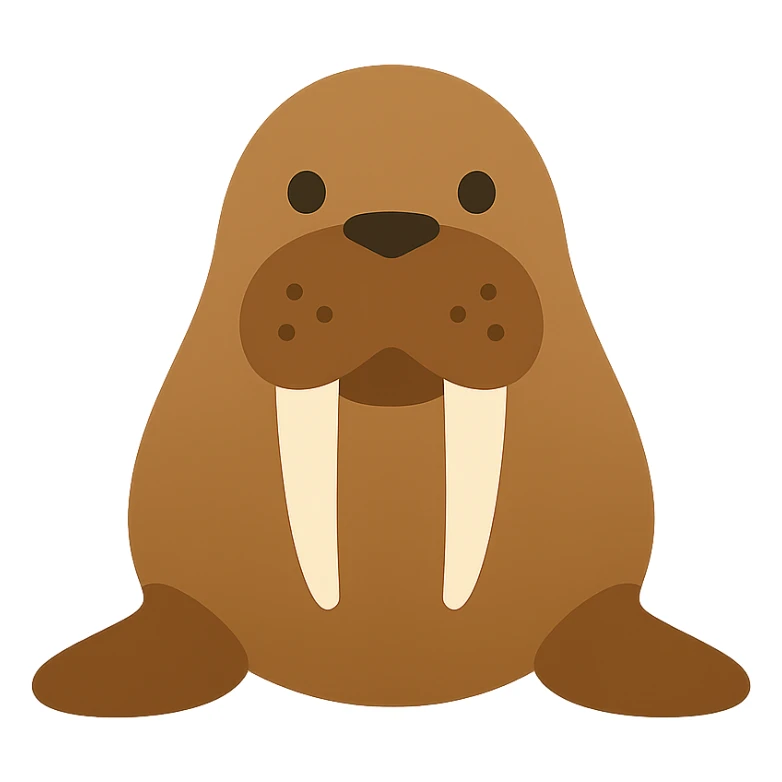 Walrus sticker