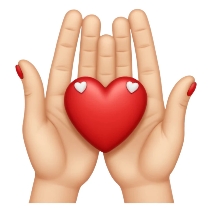 Mix these emojis “😗🥹” and add finger hearts to the sides sticker