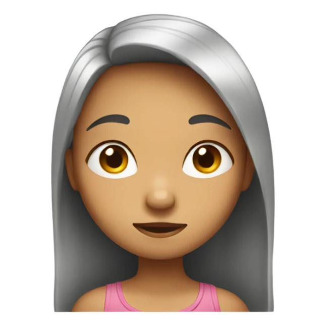 girl who is shy sticker