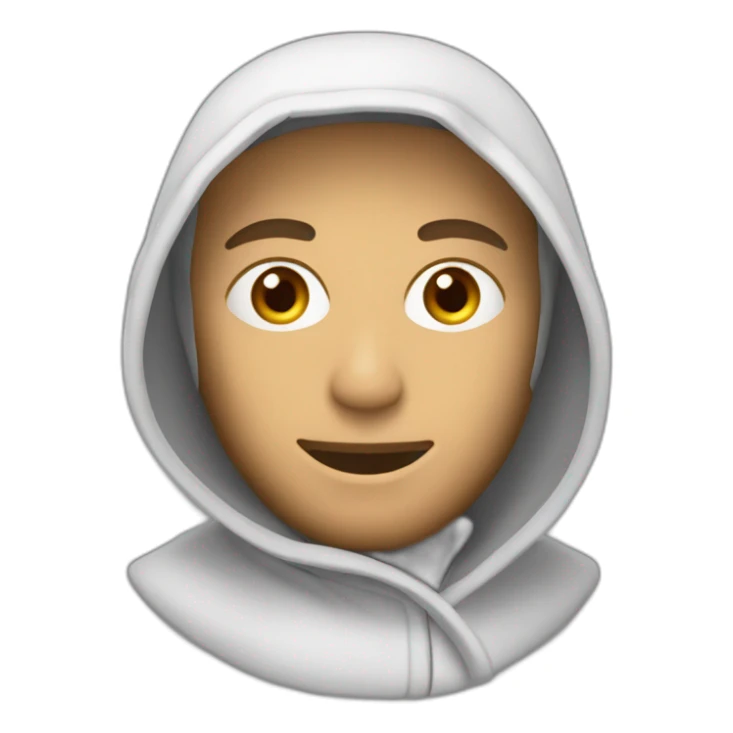 Un musulman avec un cagoule de plaquer sticker